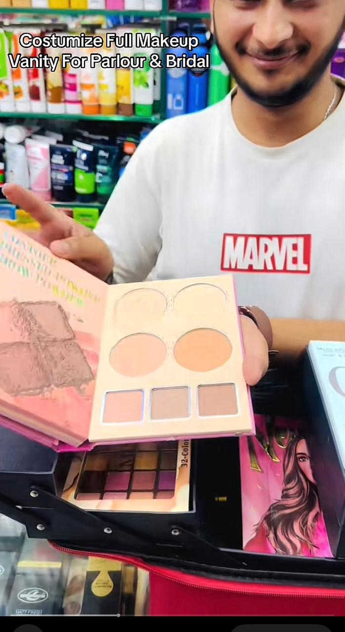 Vanity Makeup Pink Box