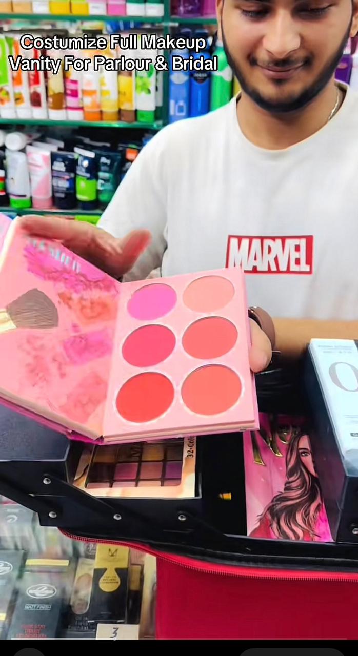 Vanity Makeup Pink Box