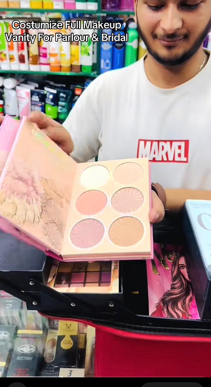 Vanity Makeup Pink Box