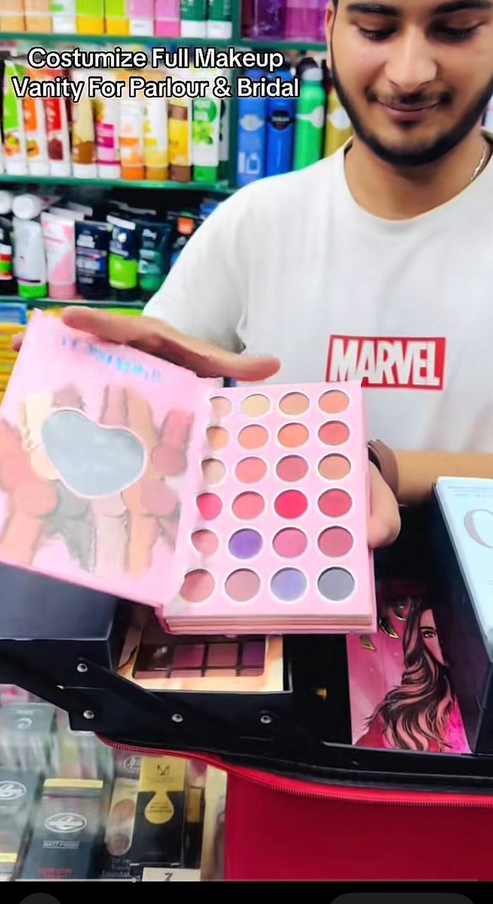 Vanity Makeup Pink Box