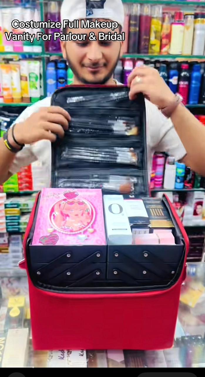 Vanity Makeup Pink Box
